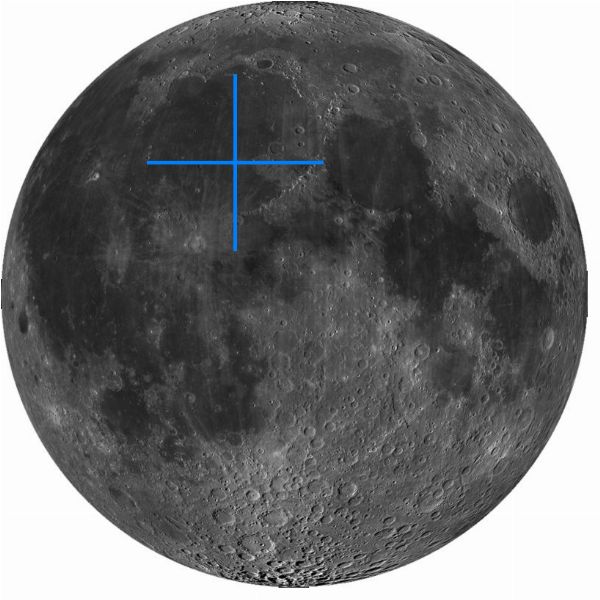 Lage der Mondformation